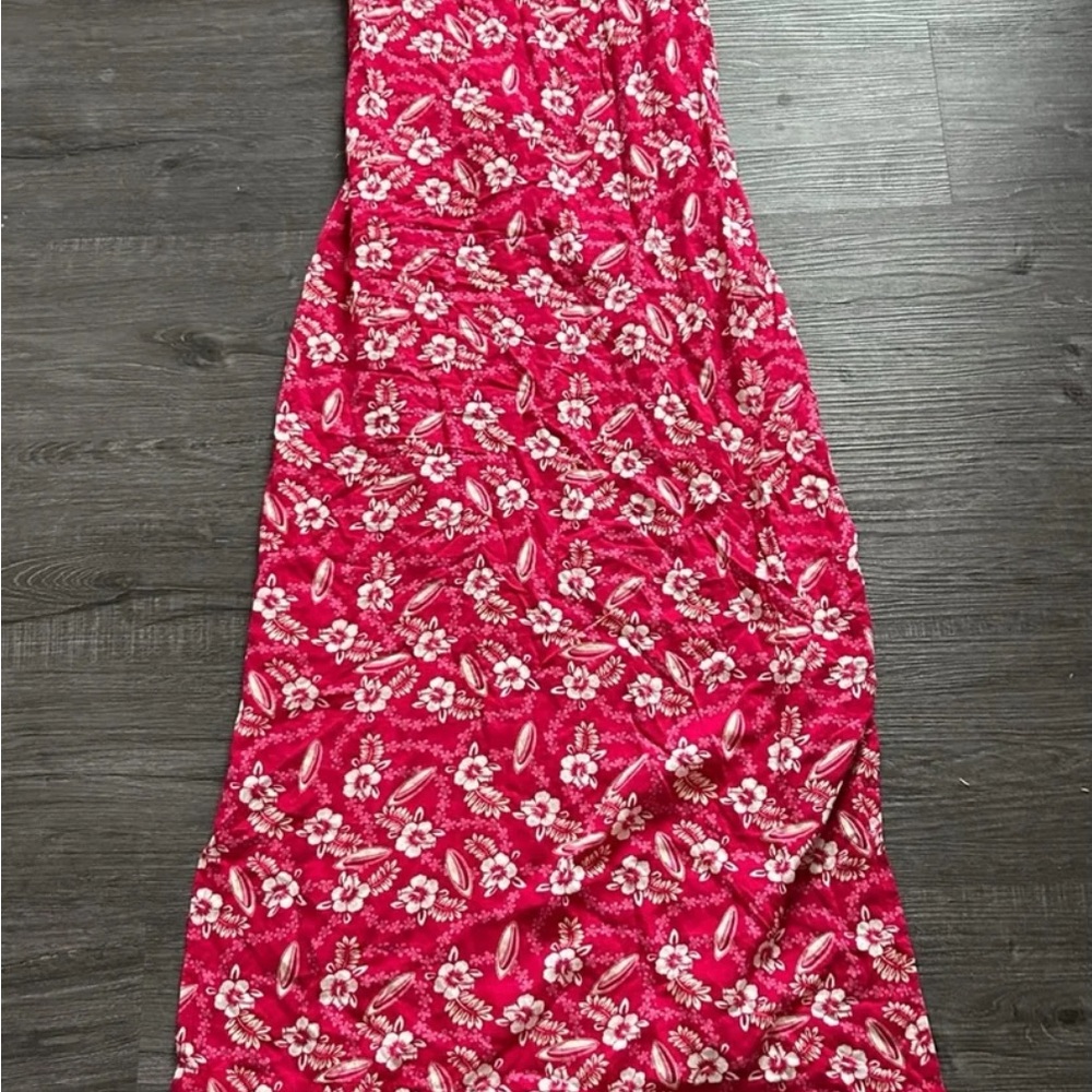 Vintage Floral pink Maxi dress